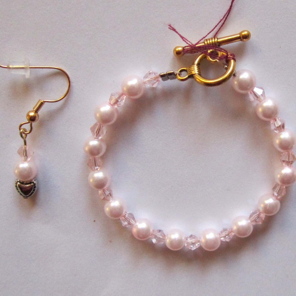Child's Bracelet and Earring Set